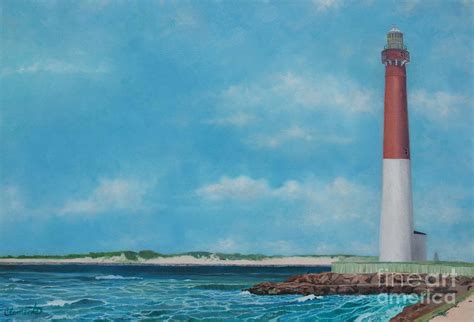 Barnegat Bay Lighthouse Painting by Barbara Barber - Fine Art America