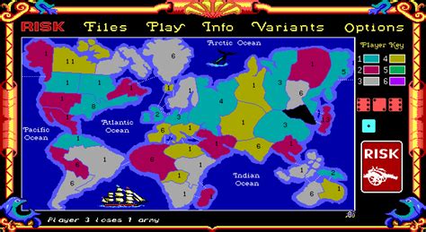 The Computer Edition of Risk: The World Conquest Game Screenshots for DOS - MobyGames