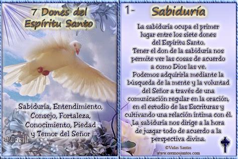 Vidas Santas: 7 Dones del Espíritu Santo