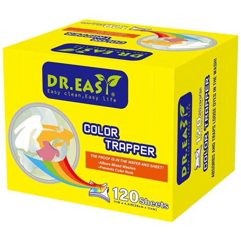 DR.EASY Color Catcher Sheets for Laundry, Color Grabber Trapper Remove Dyes Fluorescent & Heavy ...