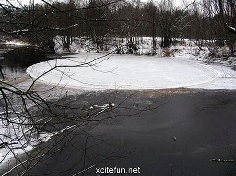 Ice Circle Natural Phenomenon - XciteFun.net