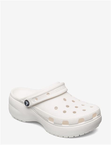 Crocs Classic Platform Clog W Blk (White) - 499 kr | Boozt.com