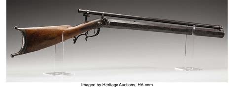 A Nelson Lewis Civil War Sharpshooter Rifle Fitted With a William | Lot ...