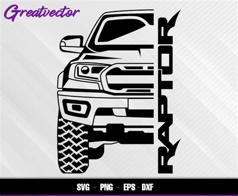 Ranger Raptor Pickup L EPS SVG PNG Dxf L Vector Art - Etsy