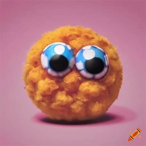 Oilyball toy with googly eyes