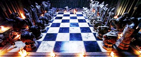 chess, chessboard, harry, harry potter, hermione - animated gif #238371 on Favim.com