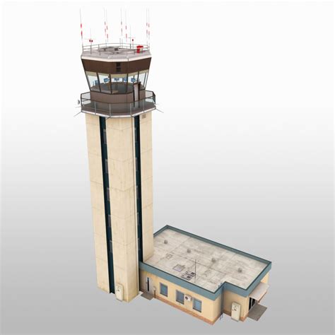 3d air traffic control tower