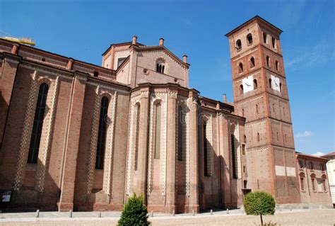 The Cathedral of Asti (Italy) Stock Photo - Image of bell, italy: 19232482