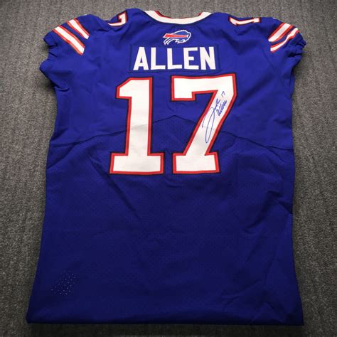 Bills - Josh Allen Signed Jersey Size 44 | The official auction site of ...