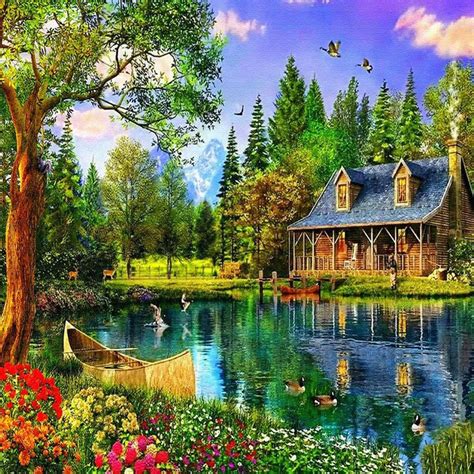 Landscape & Nature Diamond Paintings Art