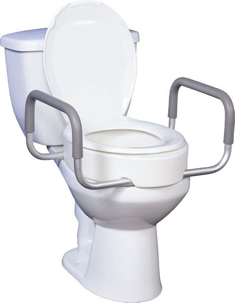 Drive Medical Bidet Toilet Seat Riser with Arms | Many Bidets