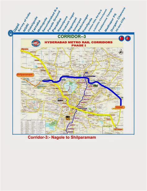 Hyderabad Metro adda: Latest metro rail route map Hyderabad 2013