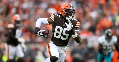 Browns' David Njoku: 'I Damn Near S--t Myself' When Bears Nearly ...