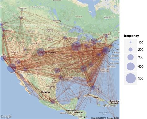 The US airports with most flight routes | PROC-X.com