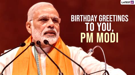 Narendra Modi Birthday Wishes And Greetings: Wish Indian Prime Minister With These HD Images On ...