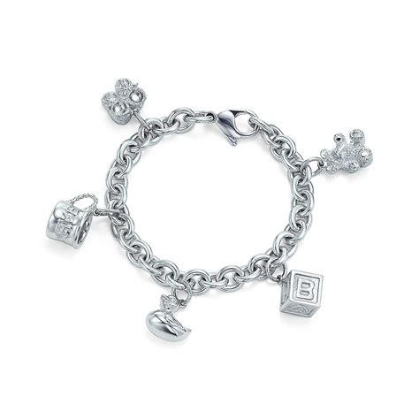 Baby charm bracelet. Sterling silver. | Tiffany & Co.