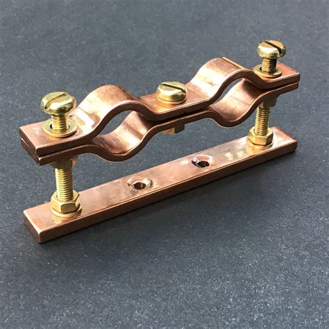 Copper Pipe Clamp Bracket Wall Mount 15mm Adjustable