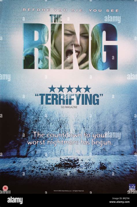 FILM POSTER THE RING (2002 Stock Photo, Royalty Free Image: 31133682 ...