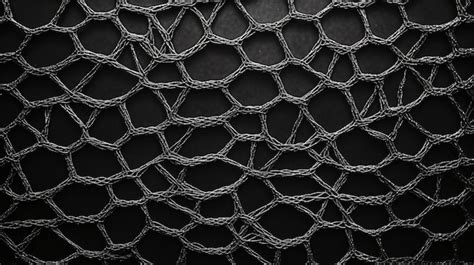 Black metal wire mesh closeup pattern | Premium AI-generated image