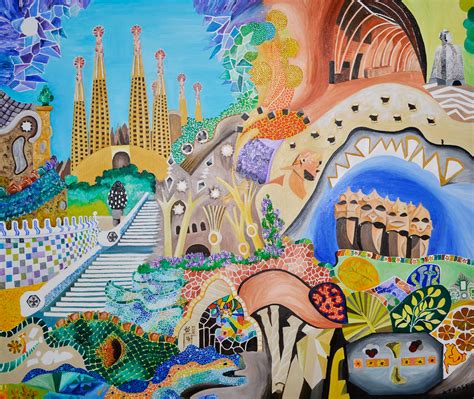 Brilliant Artistic Representations of Barcelona | Wanderarti