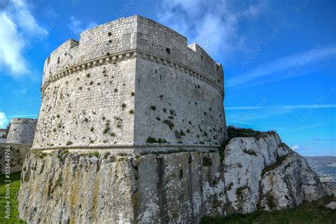 Monte Sant'Angelo Castle by Morning Stock Photo | Adobe Stock