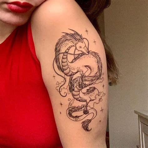 Haku dragon Spirited Away tattoo | Spirited away tattoo, Dragon tattoo for women, Tattoos