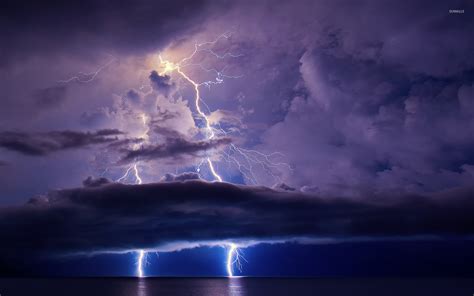 Purple storm clouds wallpaper - Nature wallpapers - #43338