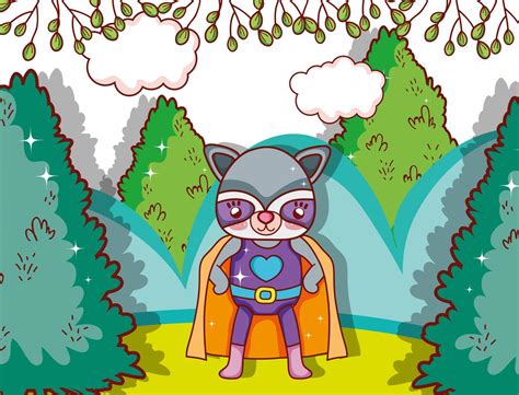 Superhero animal cartoon 642249 Vector Art at Vecteezy