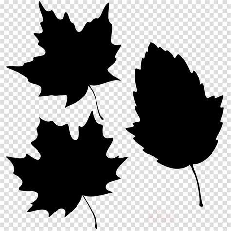 autumn leaves silhouette clipart - Clip Art Library