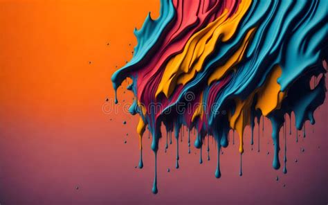 Splatter Paint Rainbow Art stock illustration. Illustration of painting - 275532177