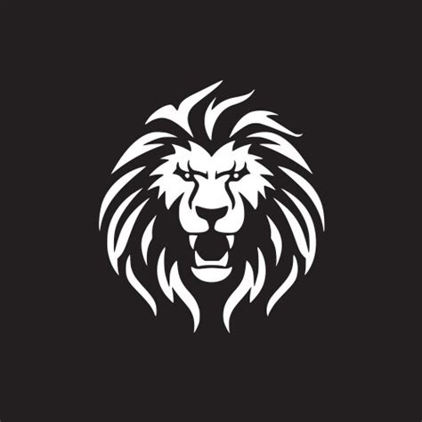 Black White Lion Logo Vector Images (over 24,000)