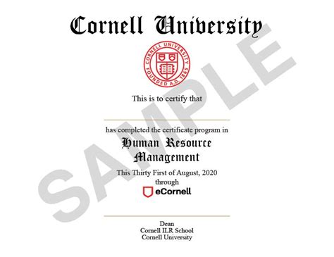 Online HR Management Certificate Program | HR Courses | eCornell