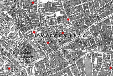 Whitechapel Murders 1888 Map