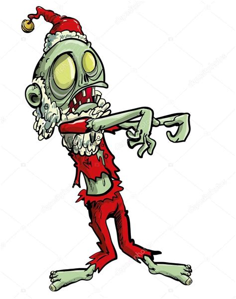 Zombie Santa Claus — Stock Vector © antonbrand #16956455