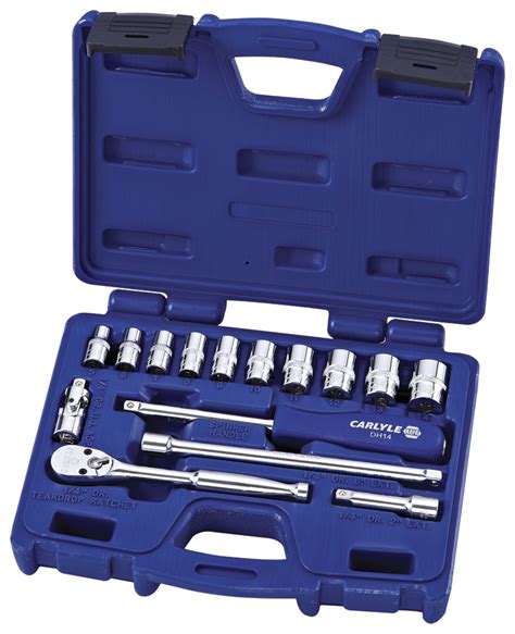 Carlyle Tools by NAPA SS14015M 15pc 1/4" Dr 6 Pt Socket Set Metric ...