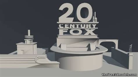 20th century fox logo 3D print model mtl | CGTrader