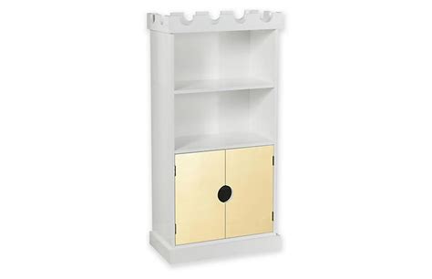 Ellis Castle Bookcase, White - Marmalade - Brands | One Kings Lane | White bookcase, Bookcase ...