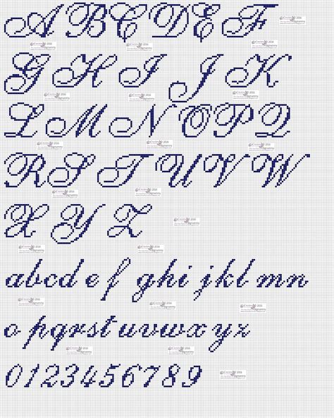 Cross stitch alphabet patterns, Cross stitch alphabet, Cross stitch fonts