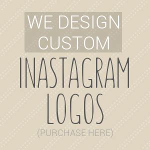 Custom Instagram Logo Design - SALTED Design Studio