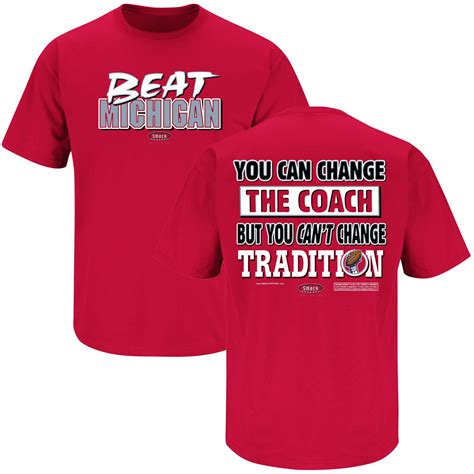 Beat Michigan T-Shirt | Fanwear, Ohio state, Shirts