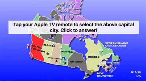 Canada Map Quiz: Education Ed. for Apple TV by Nicholas Bystedt