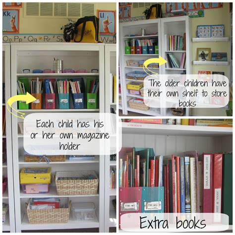 School Room Organization for a Big Family - The Homeschool Village