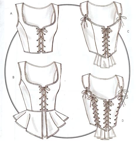 Template Free Corset Pattern