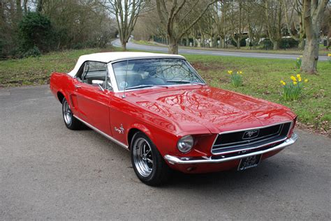 SOLD: "Sally" 1968 Red Ford Mustang V8 Auto Convertible - Oakwood Classics