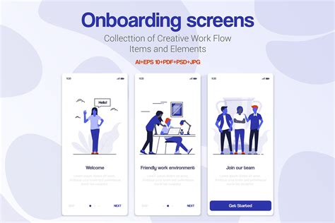 15 Onboarding Screens for App | Templates & Themes ~ Creative Market