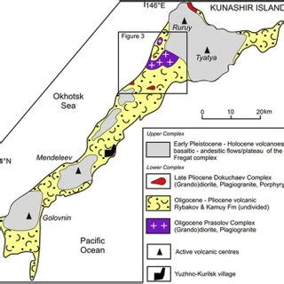 (a) General location of the Kuril Island arc in the Northwest Pacific ...