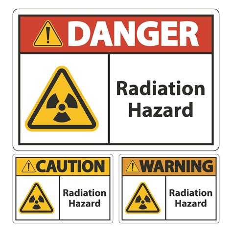 Radiation Hazard Symbol Sign Isolate On White Background,Vector Illustration 2802744 Vector Art ...