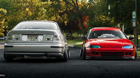 Honda Civic Ek Coupe Slammed