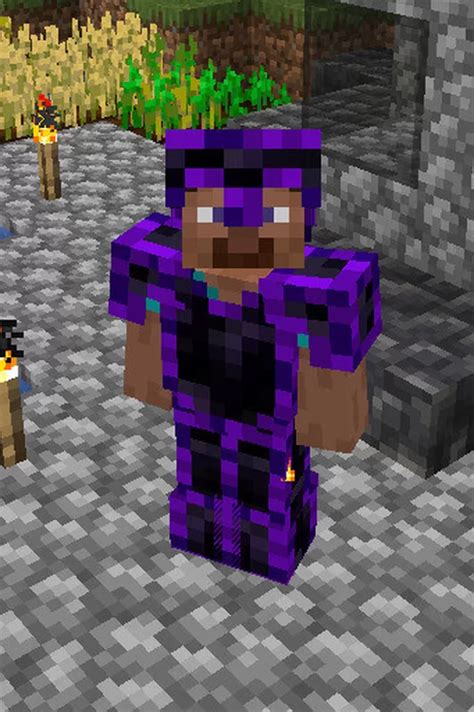 Obsidian diamond armor Minecraft Texture Pack