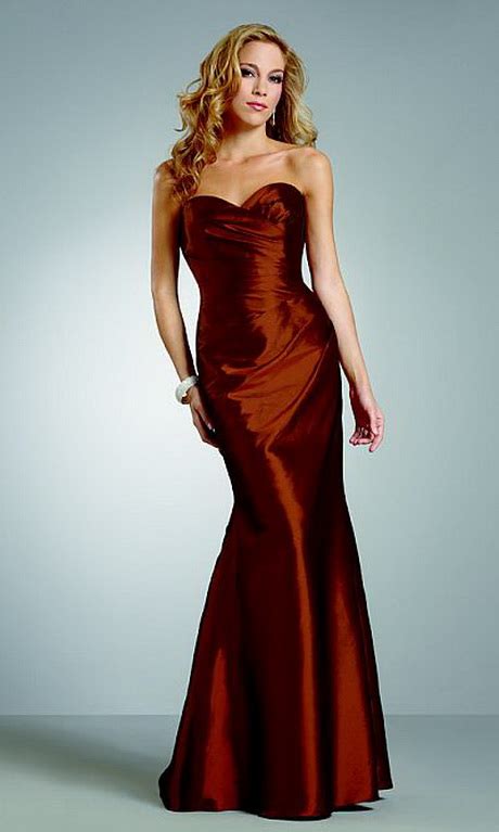 Copper bridesmaid dresses - Natalie